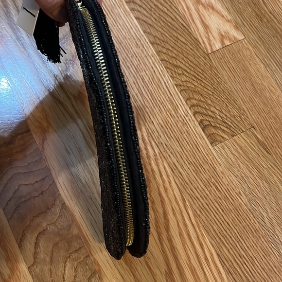 Anthropologie Half-Moon Sequin Clutch Bag NWT - Picture 4 of 9